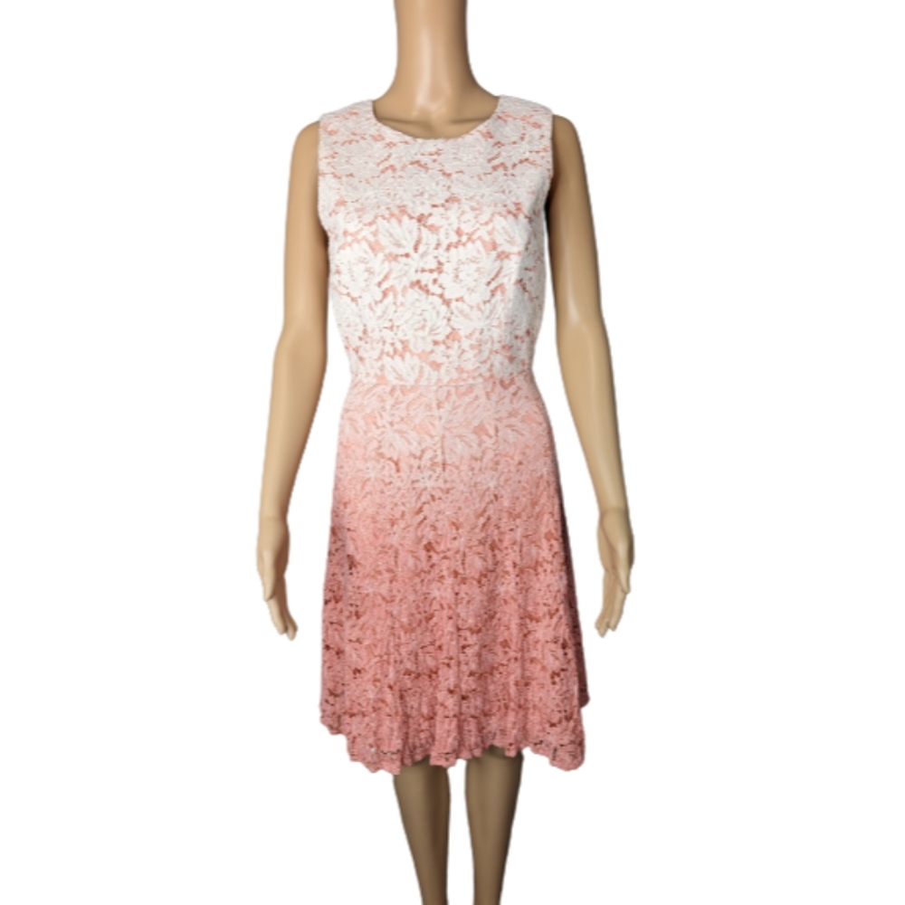 Trina Turk Carpenteria Ombre Lace Sleeveless Dress 6